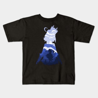 Genshin Impact - Furina (Negative Space) Kids T-Shirt